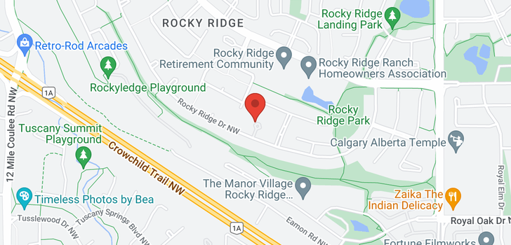 map of 9 250 Rocky Ridge Drive NW